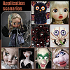 AHADERMAKER 8Pcs 4 Colors Acrylic Craft Eye DOLL-GA0001-17B-7