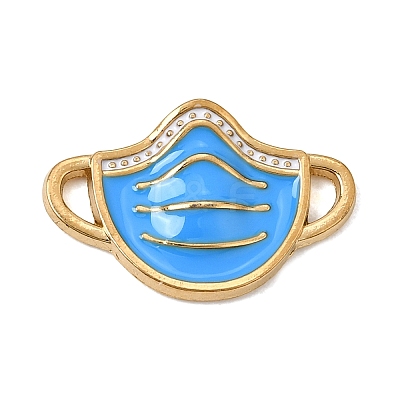 304 Stainless Steel Enamel Connector Charms SA-CBA7FC1-12G-02-1