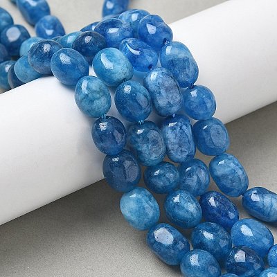 Dyed Natural Malaysia Jade Beads Strands G-P528-I13-01-1