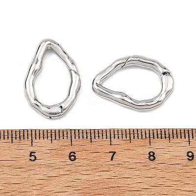 SHEGRACE Brass Spring Gate Rings XGRQ58021-761P-1