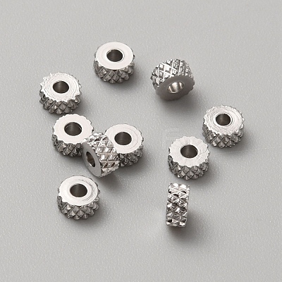 201 Stainless Steel Spacer Beads FIND-WH0161-53A-1