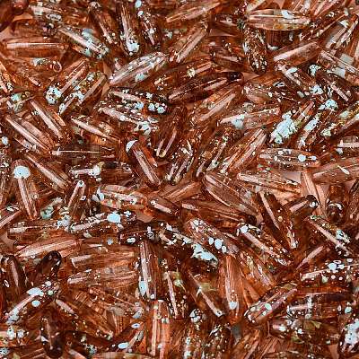 Picasso Transparent Glass Seed Beads SEED-N012-11D-1