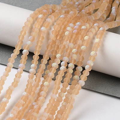 Imitation Jade Glass Beads Strands EGLA-YW0003-19A-20-1