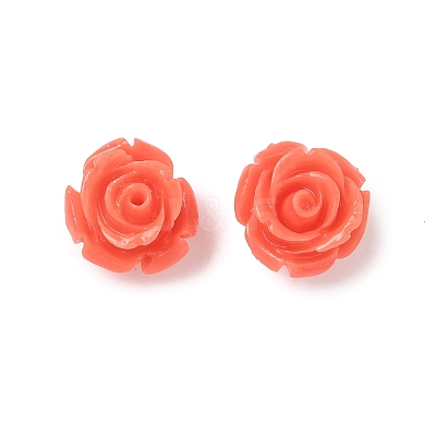 Synthetic Coral Carved Beads CORA-H003-01A-33-1