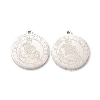 Non-Tarnish 304 Stainless Steel Pendants STAS-A074-03C-P-1
