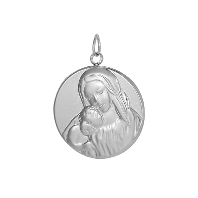 304 Stainless Steel Pendants LS-STAS-OY005-42P-01-1