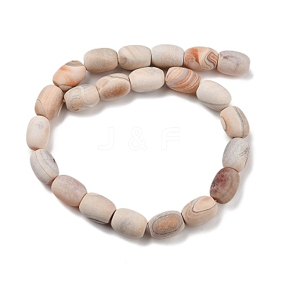 Natural Fire Crackle Agate Beads Strands G-G190-B01-01-1