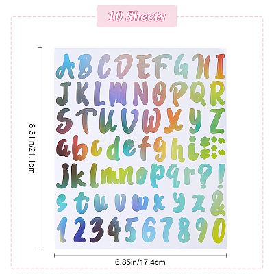 PVC Self-adhesive Label Stickers DIY-WH0013-60B-1