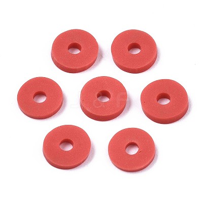 Handmade Polymer Clay Beads CLAY-R067-6.0mm-B30-1