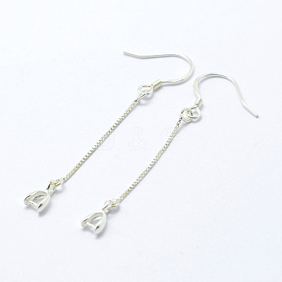925 Sterling Silver Earring Hooks Findings STER-I014-27S-1