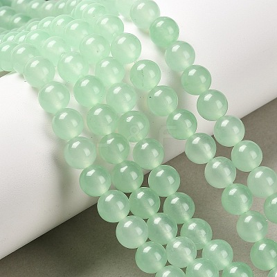 Natural & Dyed Malaysia Jade Bead Strands X-G-A146-8mm-A26-1