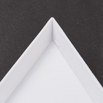 Polypropylene(PP) Triangle Nail Art Rhinestone Sorting Trays DIY Decals LS-MRMJ-G003-02-1