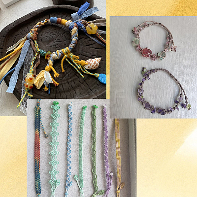 1 Roll Eco-Friendly Korean Waxed Polyester Cord YC-SP0001-03H-1
