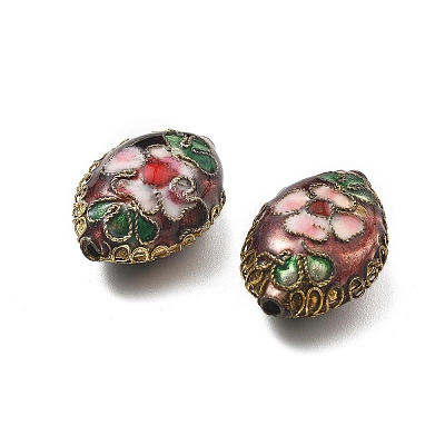 Handmade Cloisonne Beads CLB-Q002-09A-1
