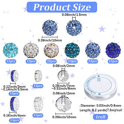 DIY Beads Bracelets Making Kits DIY-PA0001-80A-1