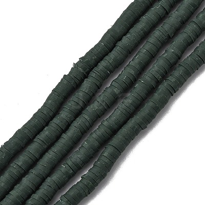 Handmade Polymer Clay Beads Strands LS-CLAY-R089-4mm-Q081-1