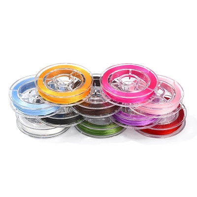 DIY 10 Rolls Strong Stretchy Beading Elastic Thread DIY-YW0005-88-1