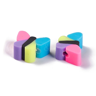 Handmade Polymer Clay Beads CLAY-E002-09-1
