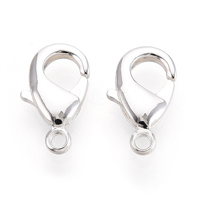 Brass Lobster Claw Clasps KK-YW0004-01C-S-1
