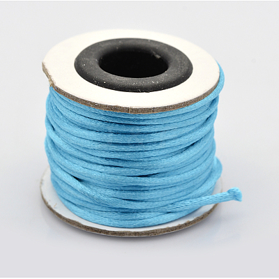 Nylon Satin Rattail Cords NWIR-O001-A-10-1
