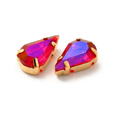 Moonlight Effect Teardrop Sew on Rhinestone GLAA-P055-02A-G06-1