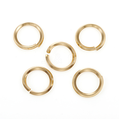 304 Stainless Steel Open Jump Rings X-STAS-G224-22G-06-1