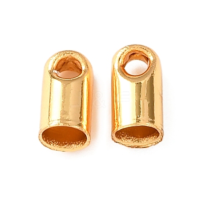 Brass Cord Ends KK-C157-10A-G-1