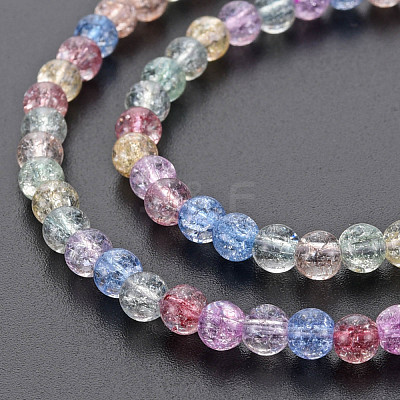 Crackle Glass Beads Strands GLAA-S192-B-006B-1