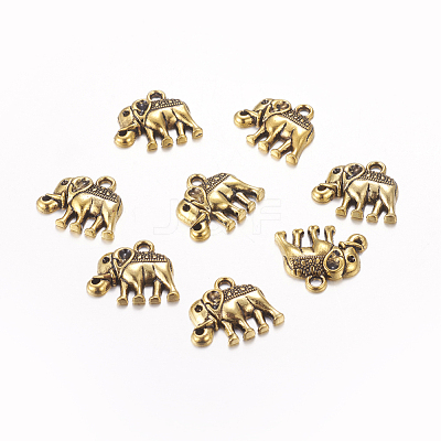 Tibetan Style Alloy Pendants X-TIBEP-21124-AG-NR-1