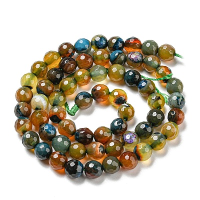 Natural Agate Beads Strands G-C082-A01-04-1