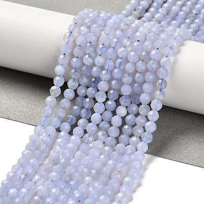 Natural Blue Lace Agate Beads Strands G-Z074-A01-02-1