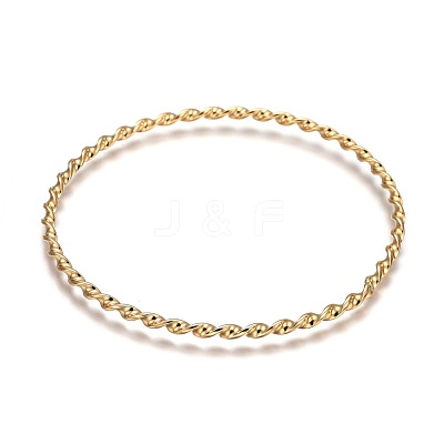 304 Stainless Steel Buddhist Bangle Sets BJEW-F363-06G-A-1