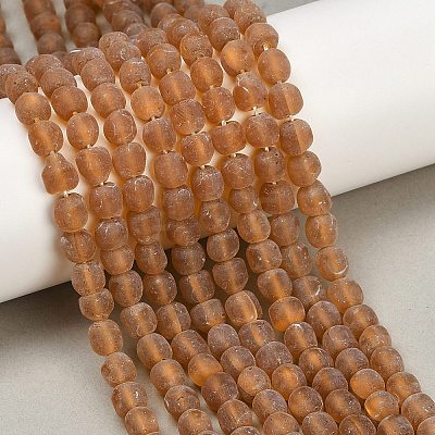 Frosted Handmade Lampwork Beads LAMP-C022-01C-1