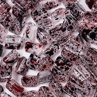 Transparent Spray Painted Glass Seed Beads SEED-L011-10A-21-1