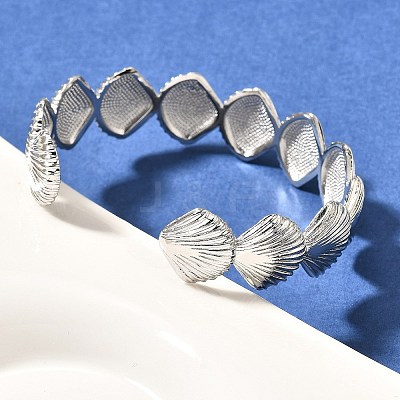 Brass Cuff Bangles for Women LS-BJEW-U018-03P-1
