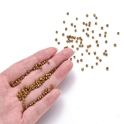 Baking Paint Glass Seed Beads SEED-S001-K30-1