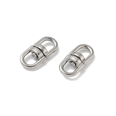 304 Stainless Steel Double Eye Swivel Clasps STAS-L300-011C-P-1