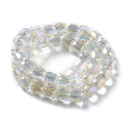 Electroplate Glass Beads GLAA-F108-14A-03-1