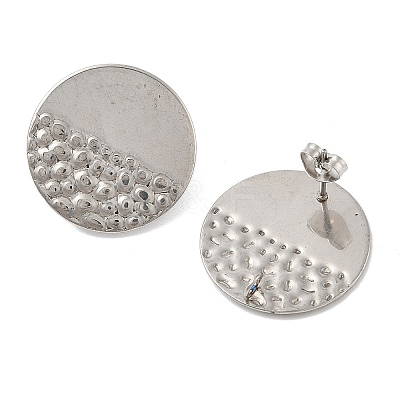 304 Stainless Steel Stud Earrings Findings LS-EJEW-R151-01P-03-1