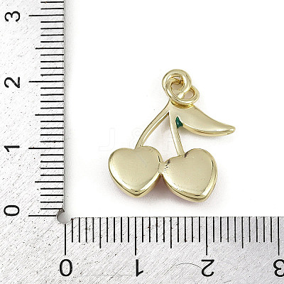 Brass Micro Pave Cubic Zirconia Pendants KK-D409-48G-02-1