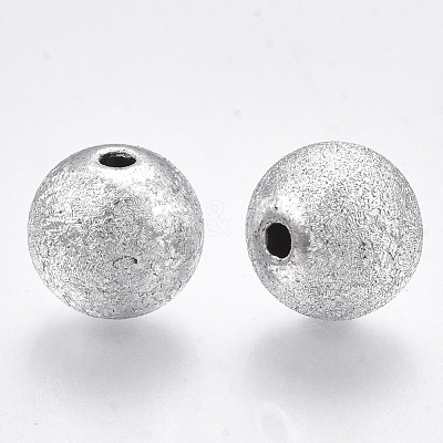 Plating Acrylic Beads OACR-S015-19-10mm-1