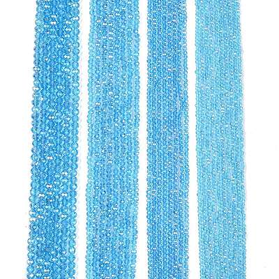 Electroplate Glass Beads Strands EGLA-A044-T4mm-B08-1