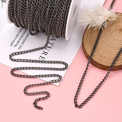 Iron Twisted Chains Curb Chains CHS007Y-B-1