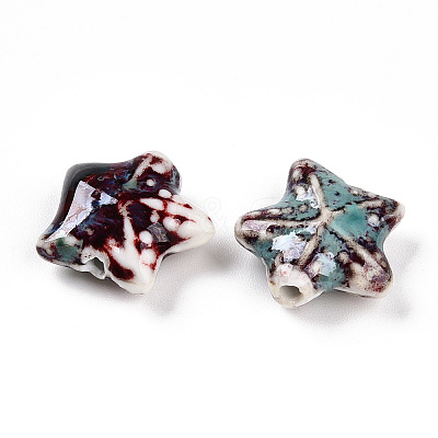 Handmade Porcelain Beads PORC-N008-09E-1