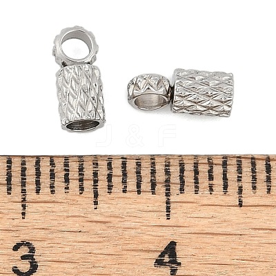 Tarnish Resistant 304 Stainless Steel Cord Ends STAS-Z084-07P-02-1