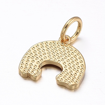 Brass Enamel Charms X-KK-L178-08G-1