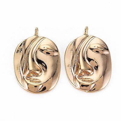 Brass Pendants KK-S356-495-NF-1