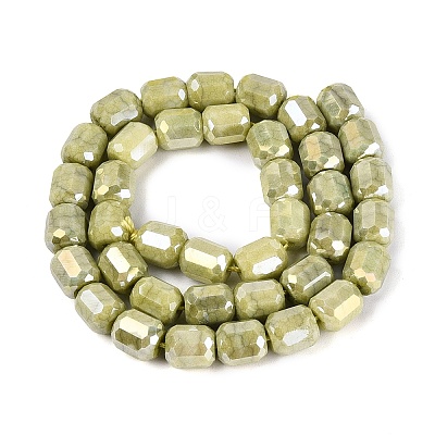 Anti-Tarnish Electroplate Glass Beads Strands EGLA-N027-03A-13-1