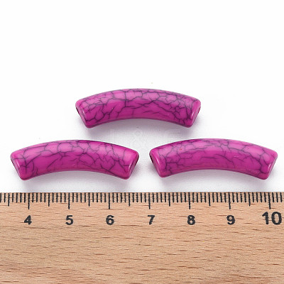 Opaque Crackle Acrylic Beads MACR-S372-002N-002-1