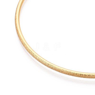 304 Stainless Steel Plain Bangles For Women BJEW-N033-03G-1